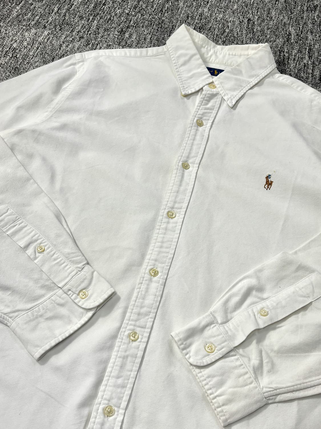 폴로 랄프로렌 멀티포니 화이트 셔츠 상품이미지3