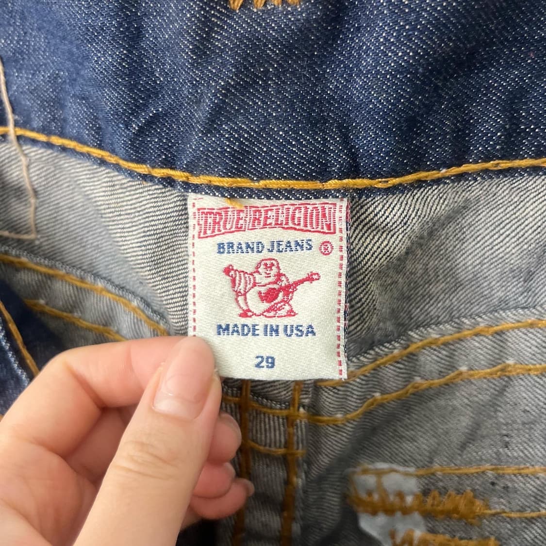 트루릴리젼 진청 데님 팬츠 상품이미지8