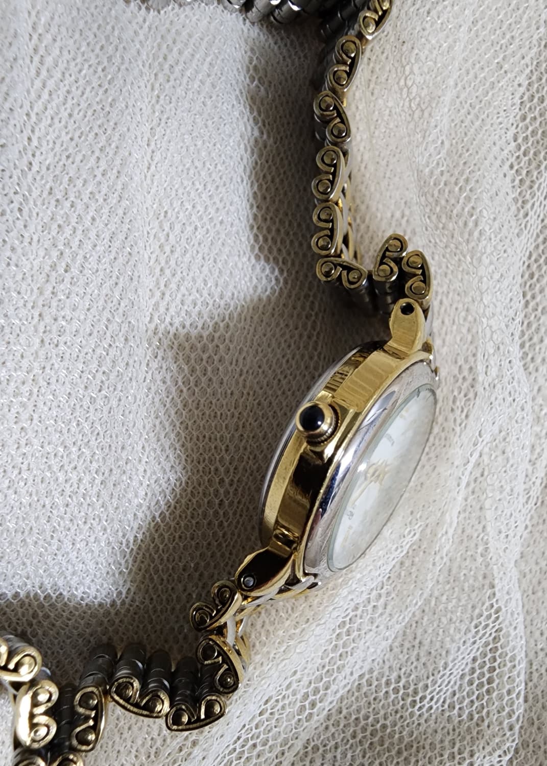 Rolens 로렌스 금장 콤비 여성 시계 상품이미지4