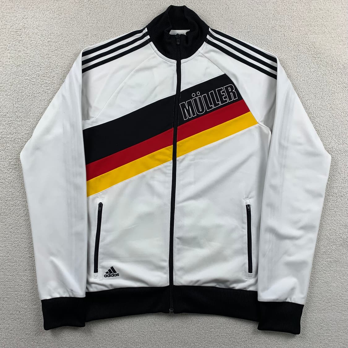 아디다스 독일 국대 게르트 뮐러 트랙탑 져지 화이트 상품이미지1