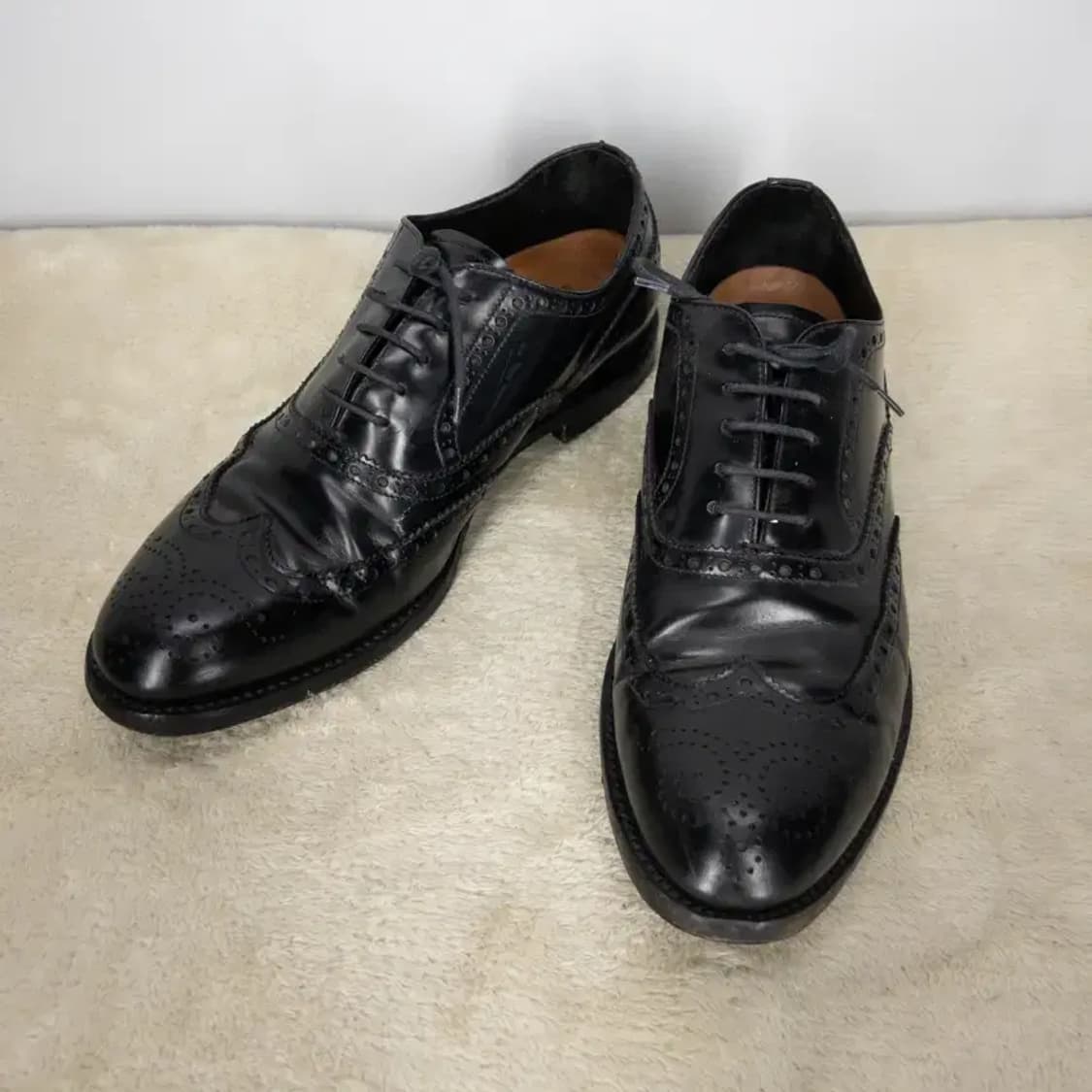 (정품) PRADA 프라다 윙팁 신사화 구두 9 상품이미지1