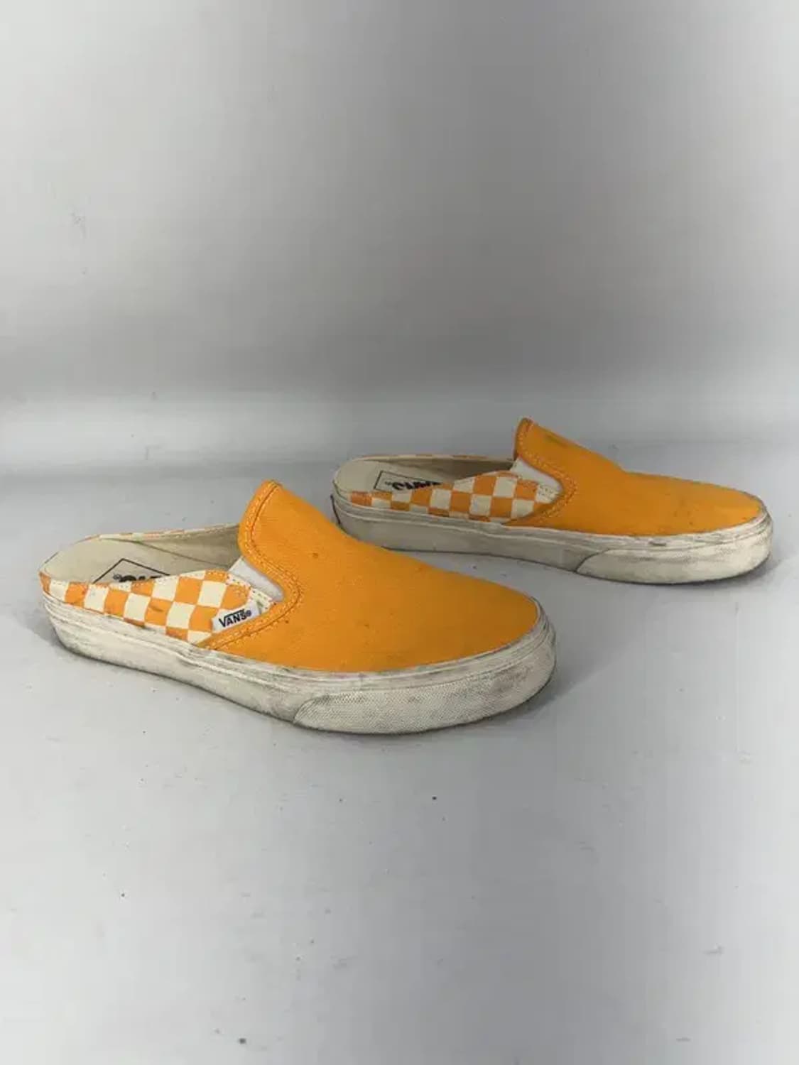 VANS 반스 옐로우 체크 뮬 슬립온 235 상품이미지1