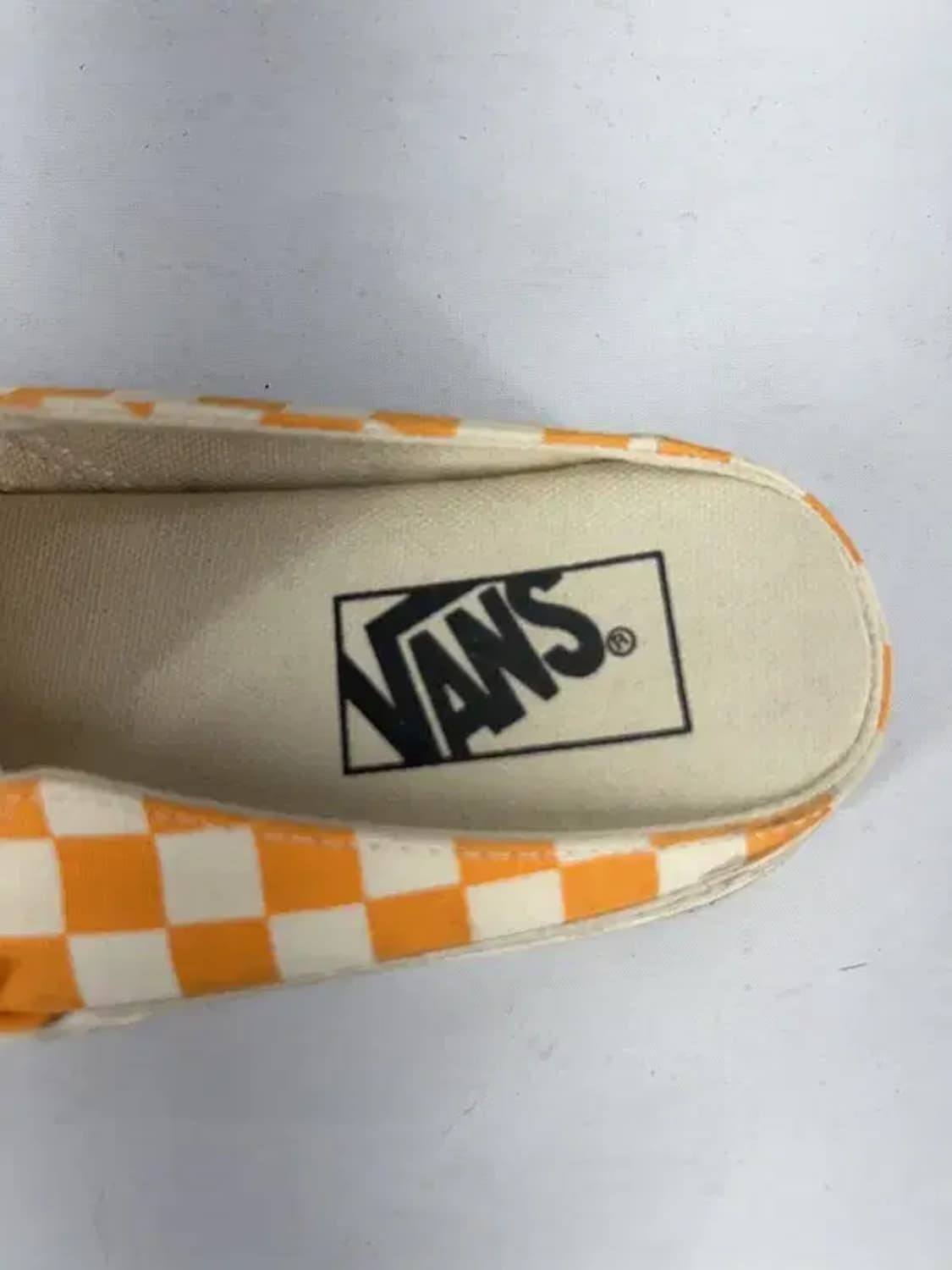 VANS 반스 옐로우 체크 뮬 슬립온 235 상품이미지6