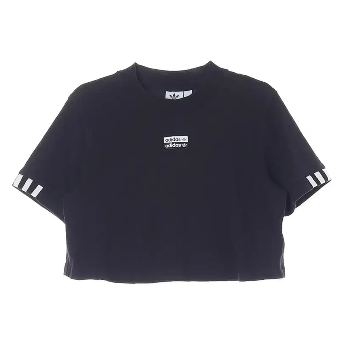ADIDAS 아디다스 여성 크롭 반팔 티 L 상품이미지1