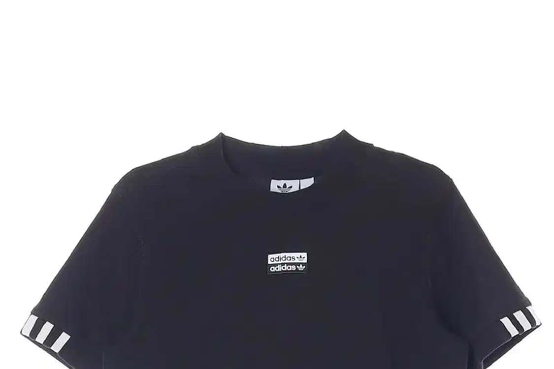 ADIDAS 아디다스 여성 크롭 반팔 티 L 상품이미지2