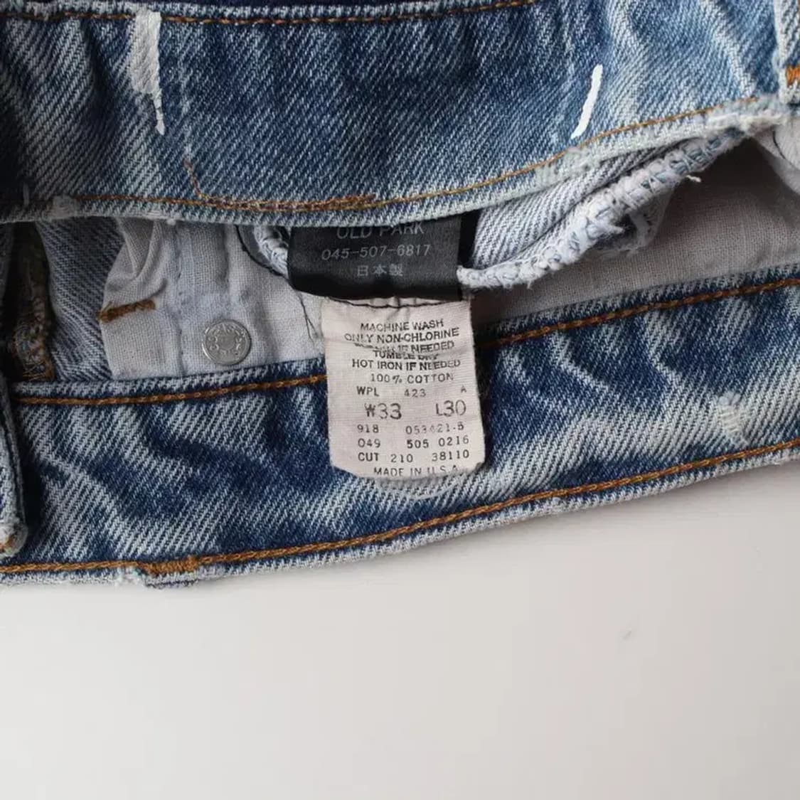 올드팍 OLDPARK LEVI'S 리바이스 남성 청바지 M(30) 상품이미지7