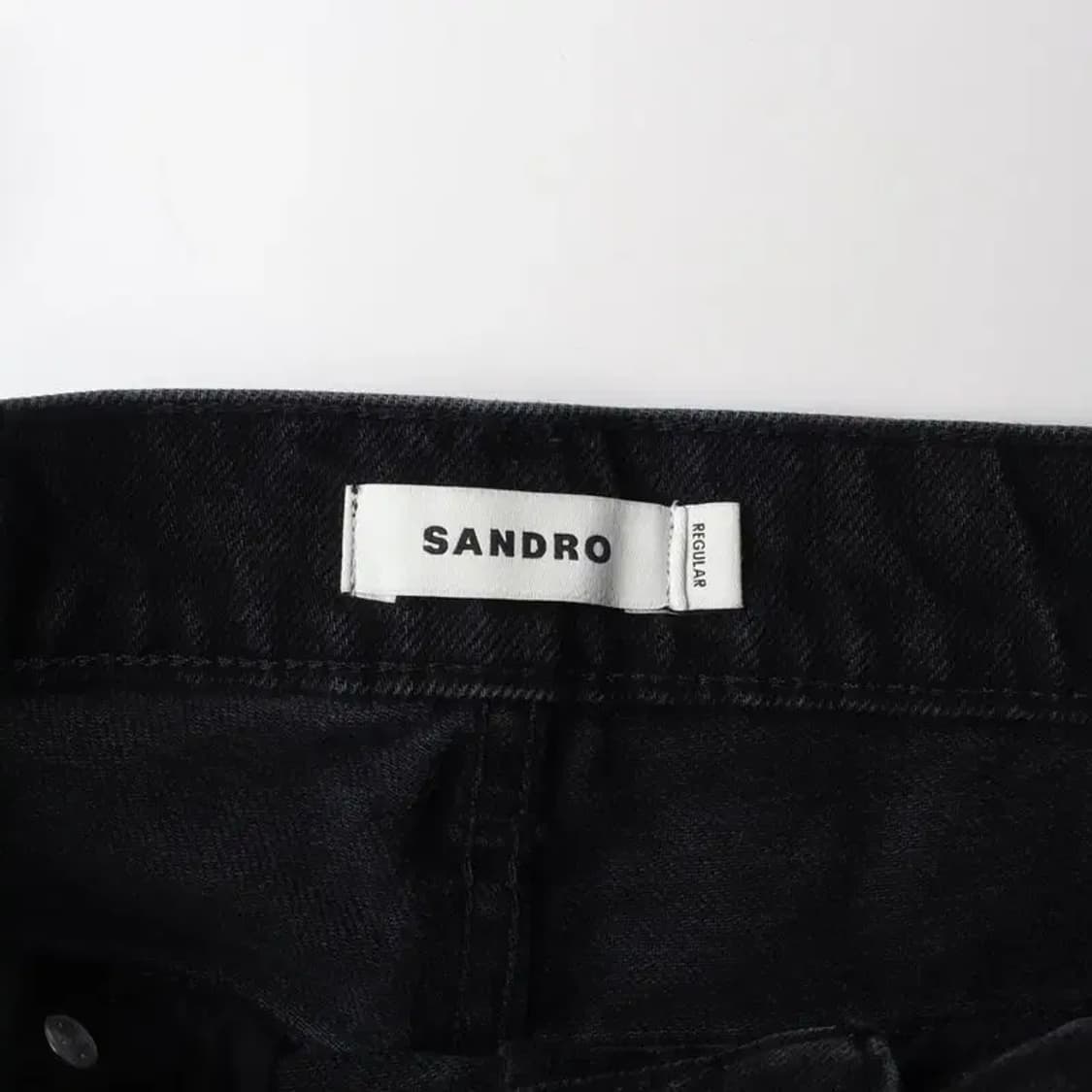 SANDRO 산드로 남성 블랙진 청바지 30 상품이미지6