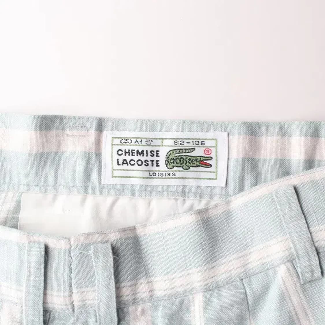 LACOSTE 라코스테 서광 린넨 남성 반바지 XL 상품이미지5