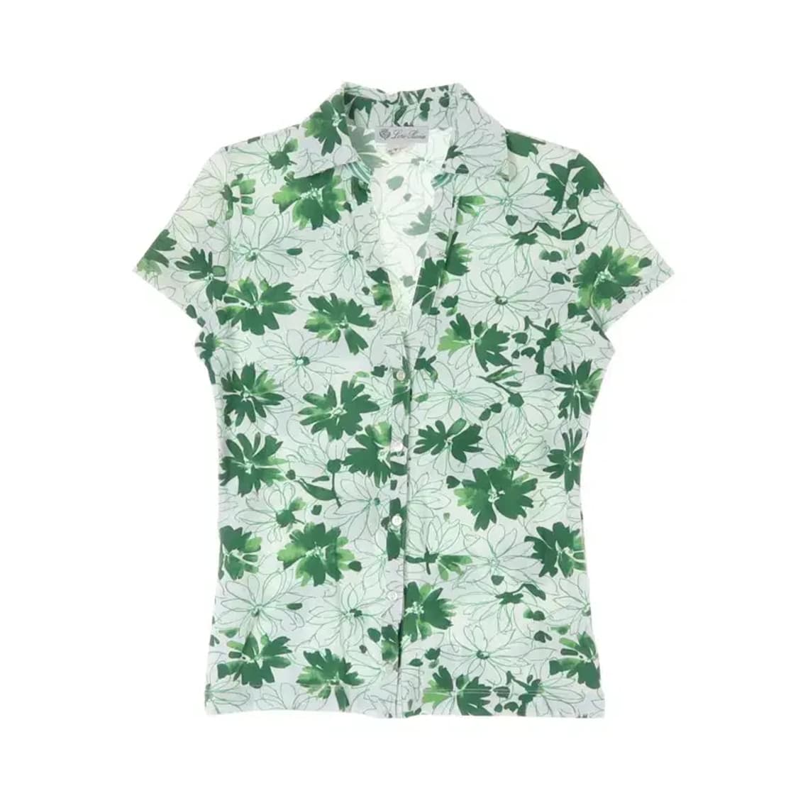 LORO PIANA 로로피아나 여성 꽃무늬 티 셔츠 M 상품이미지1