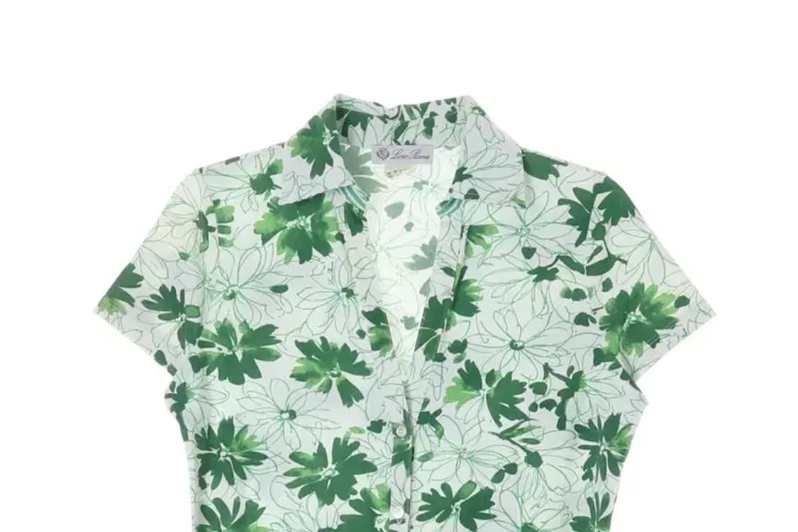 LORO PIANA 로로피아나 여성 꽃무늬 티 셔츠 M 상품이미지2