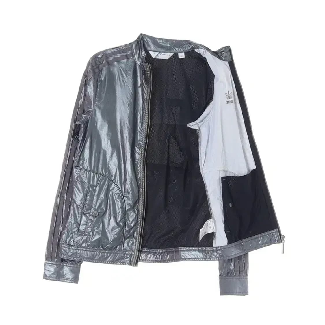 ADIDAS 아디다스 GLOSSY 바람막이 자켓 S 상품이미지4