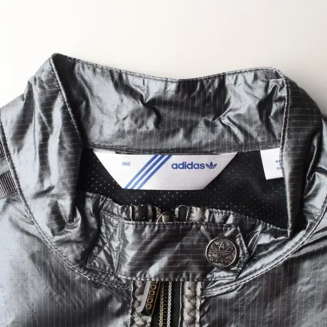 ADIDAS 아디다스 GLOSSY 바람막이 자켓 S 상품이미지6