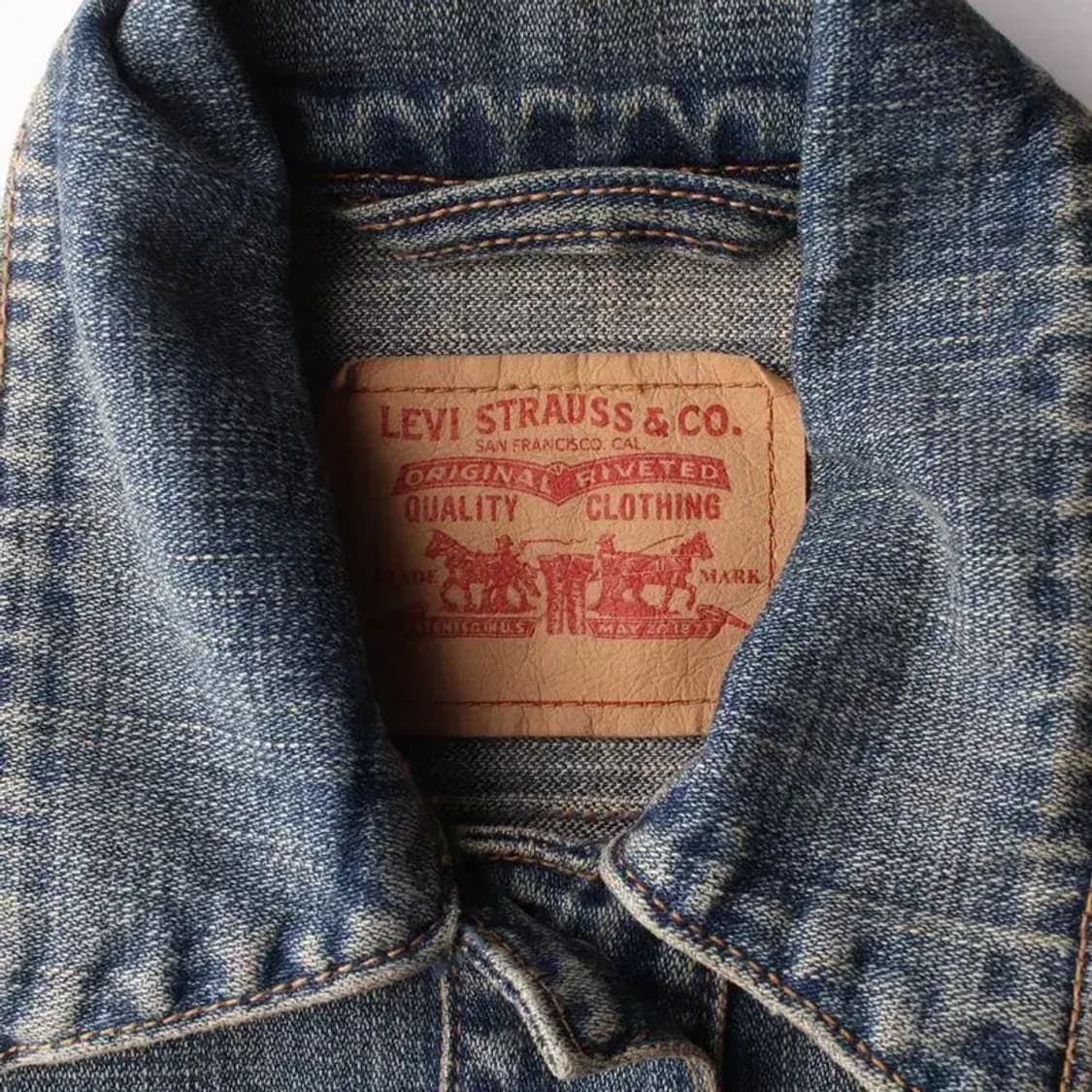 LEVI'S 리바이스 여성 데님 청자켓 S 상품이미지6