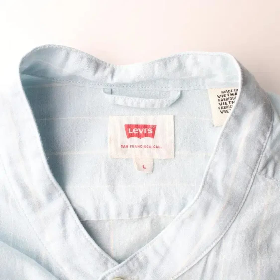 LEVI'S 리바이스 노카라 셔츠 L 상품이미지5