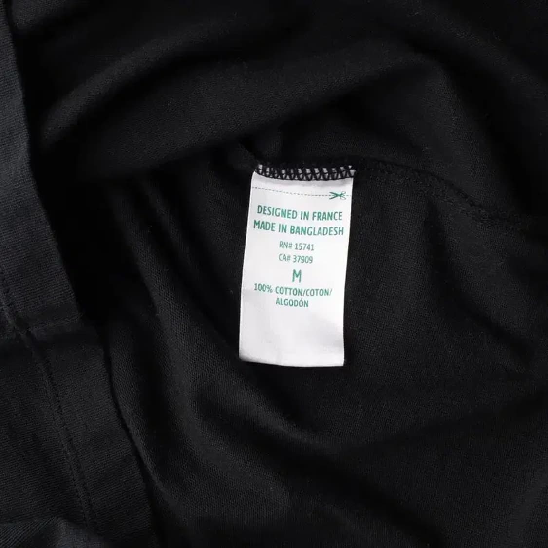 LACOSTE 라코스테 언더웨어 블랙 반팔 티 M 상품이미지6