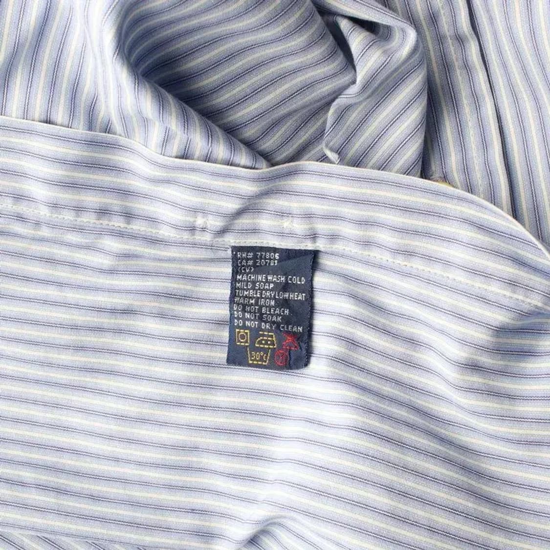 TOMMY HILFIGER 타미힐피거 노카라 셔츠 XL 상품이미지6