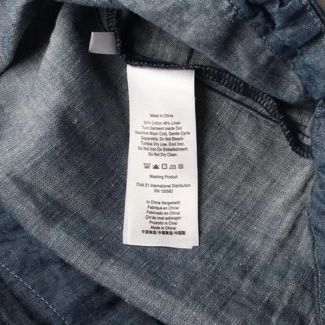 DKNY JEANS 디케이엔와이 데님 베스트 조끼 L 상품이미지7