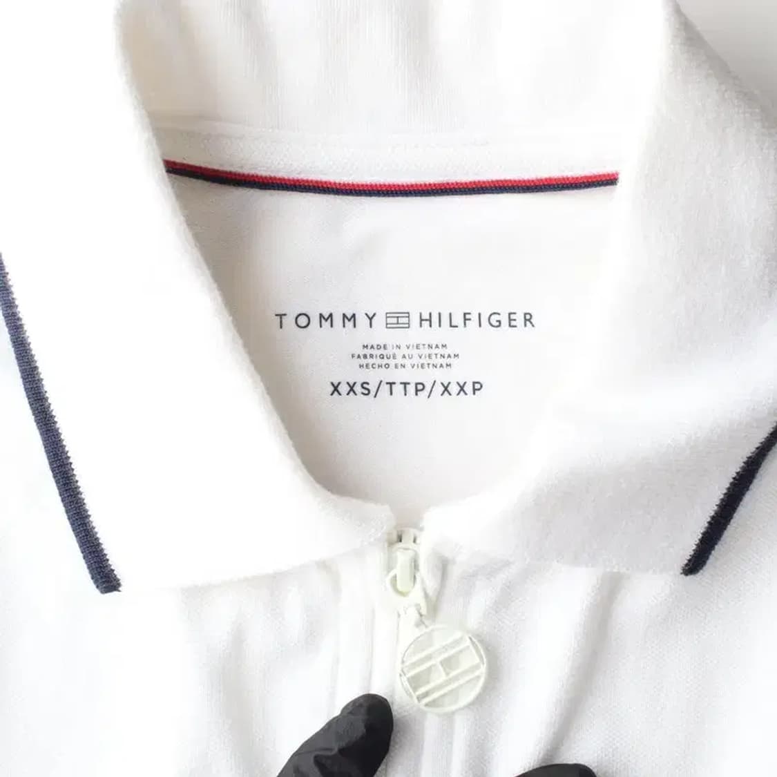 TOMMY HILFIGER 타미힐피거 여성 카라티 XS 상품이미지5