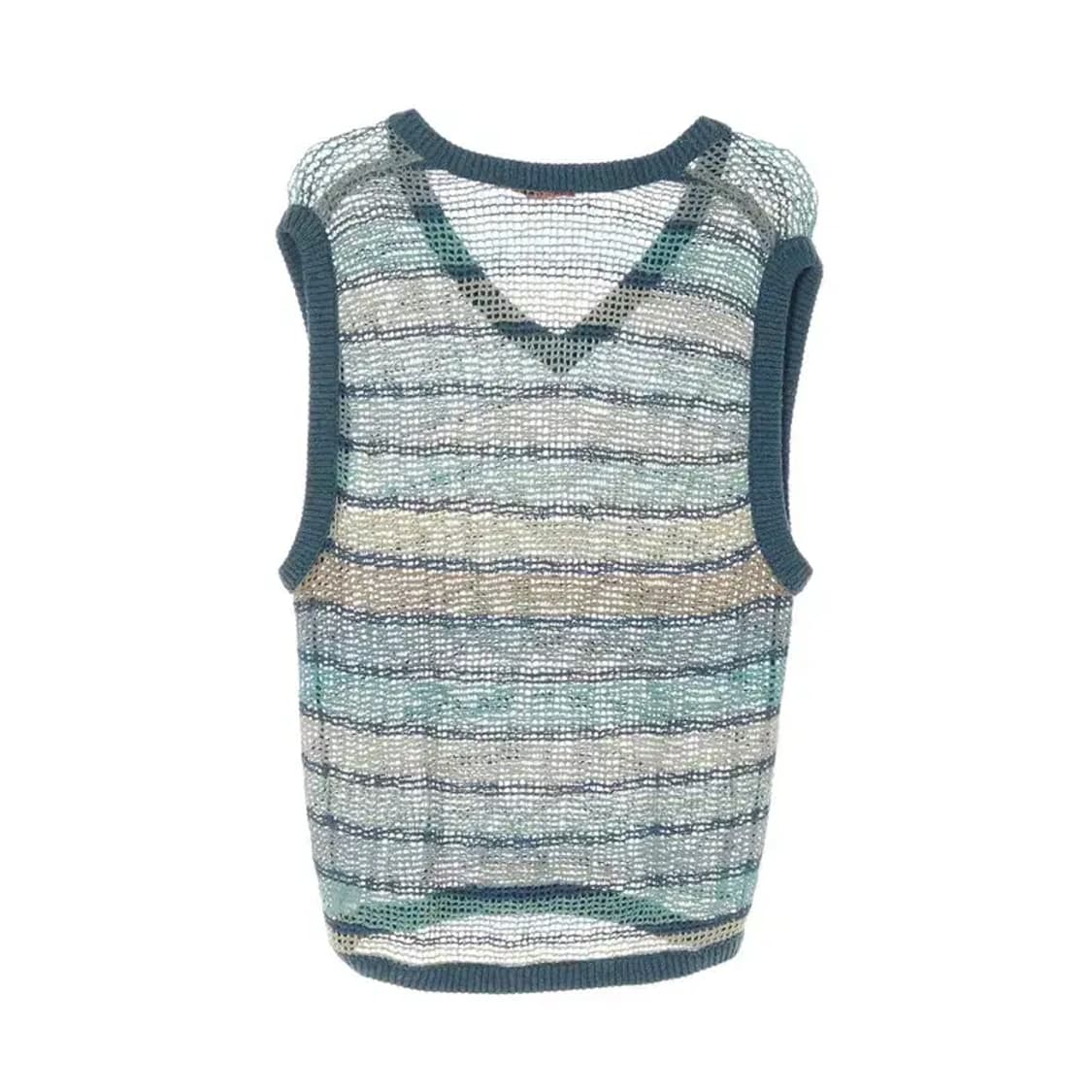MISSONI 미쏘니 그믈망 니트 조끼 S 상품이미지5