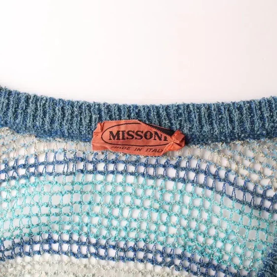 MISSONI 미쏘니 그믈망 니트 조끼 S 상품이미지6