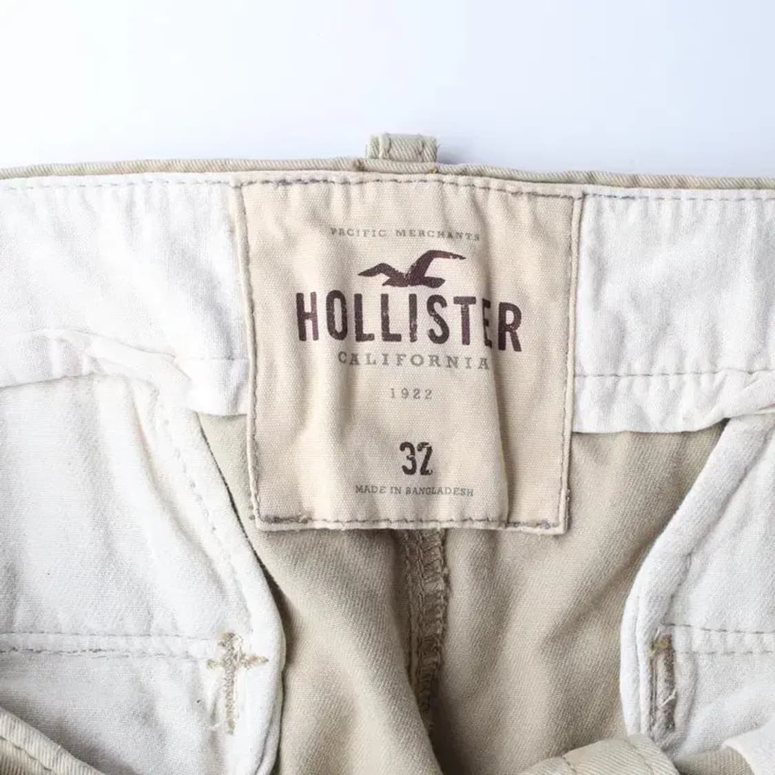 (새상품) HOLLISTER 홀리스터 베이지 반바지 32 상품이미지5
