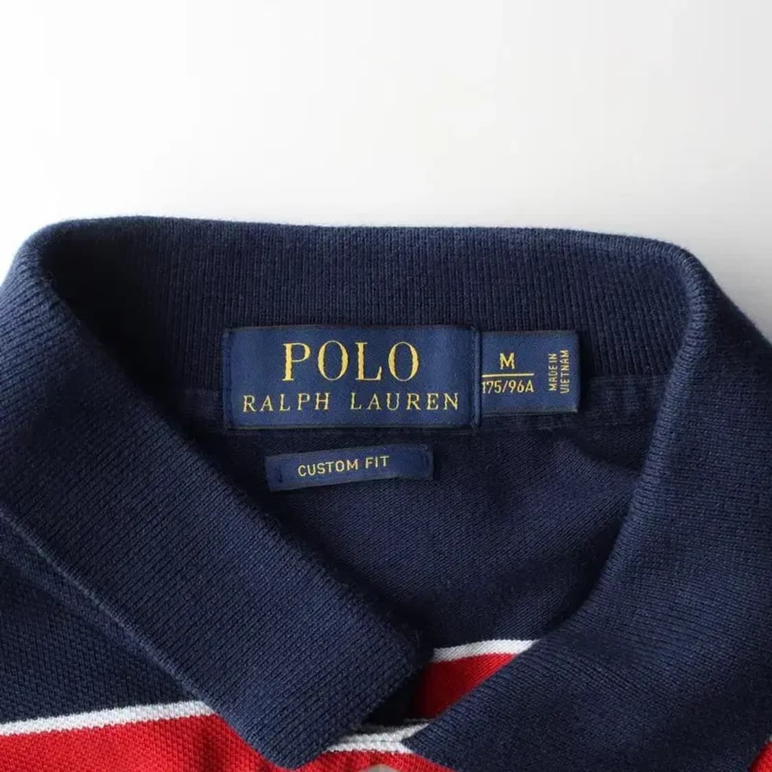 POLO RALPH LAUREN 폴로 랄프 로렌 줄무늬 카라티 M 상품이미지5