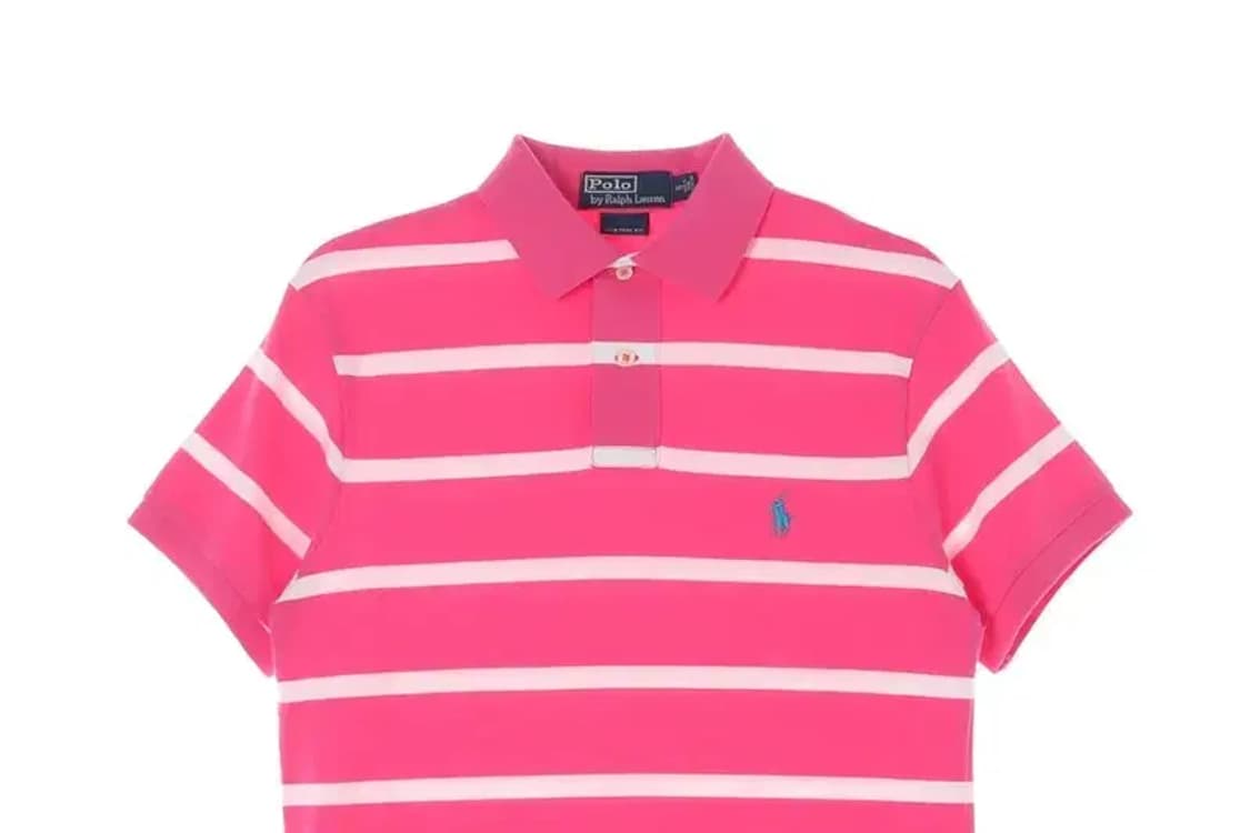 POLO RALPH LAUREN 폴로 랄프 로렌 줄무늬 카라티 S 상품이미지2