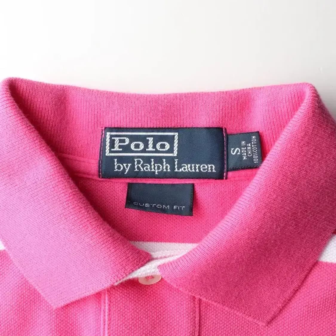 POLO RALPH LAUREN 폴로 랄프 로렌 줄무늬 카라티 S 상품이미지5