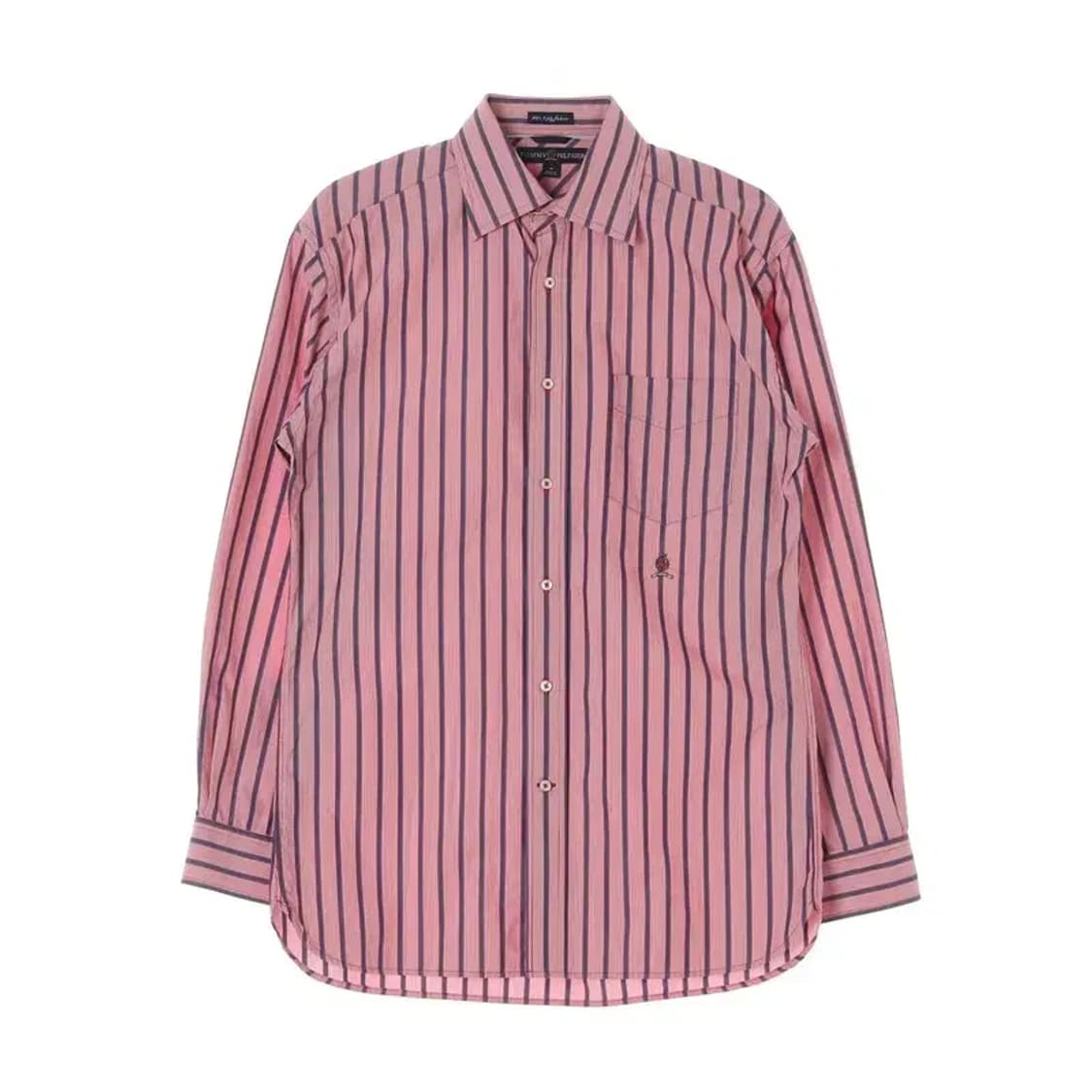 TOMMY HILFIGER 타미힐피거 밑단로고 셔츠 M 상품이미지1
