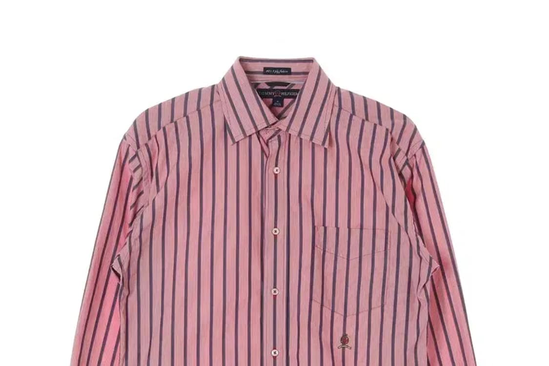 TOMMY HILFIGER 타미힐피거 밑단로고 셔츠 M 상품이미지2