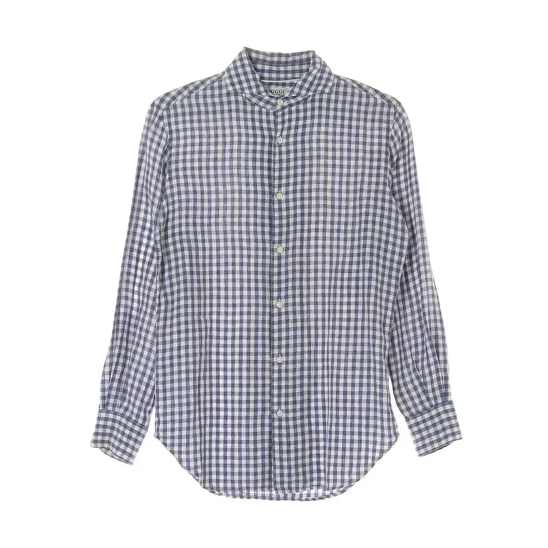 BOGGI 보기 린넨 남성 체크 셔츠 S 상품이미지1
