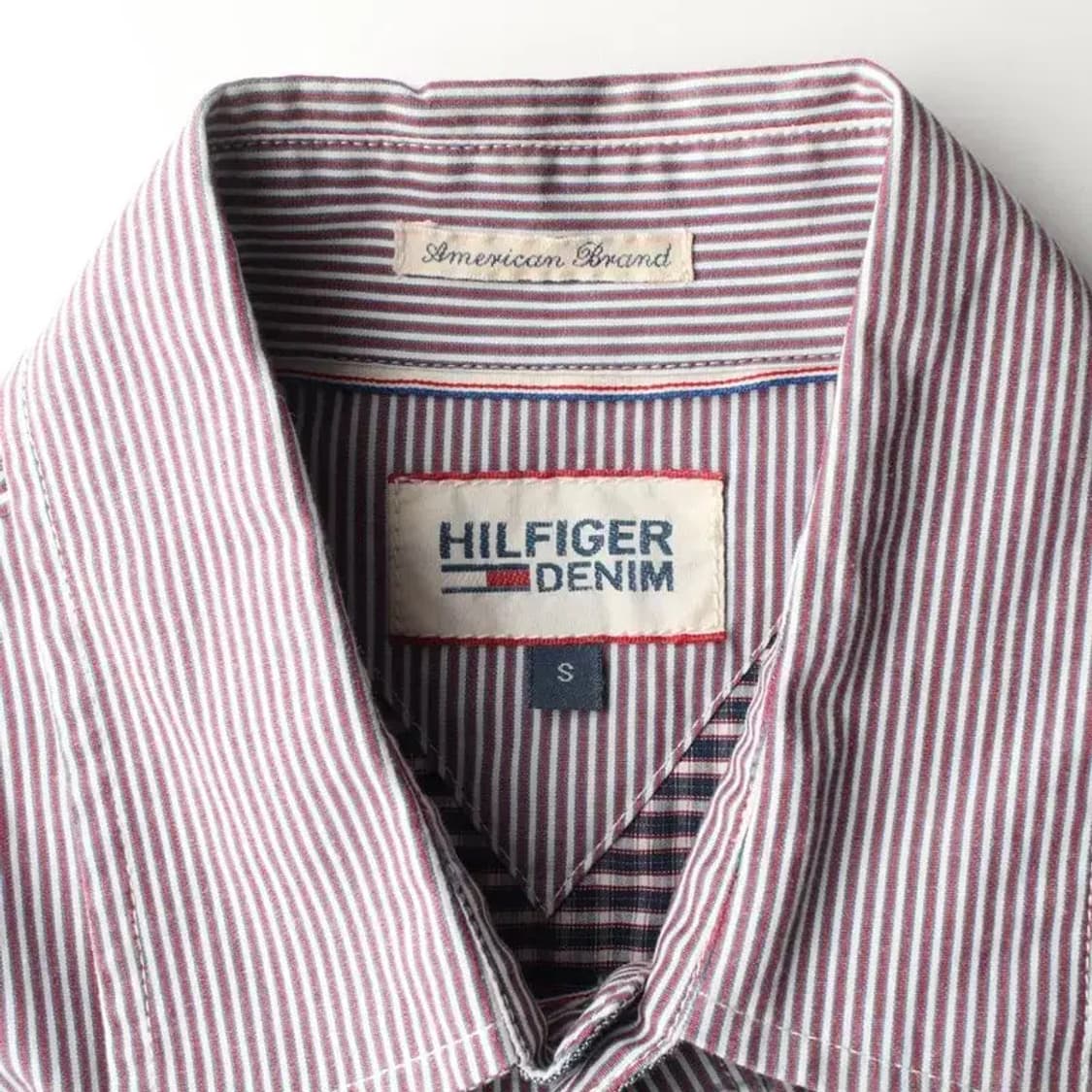 TOMMY HILFIGER 타미힐피거 스트라이프 셔츠 S 상품이미지5