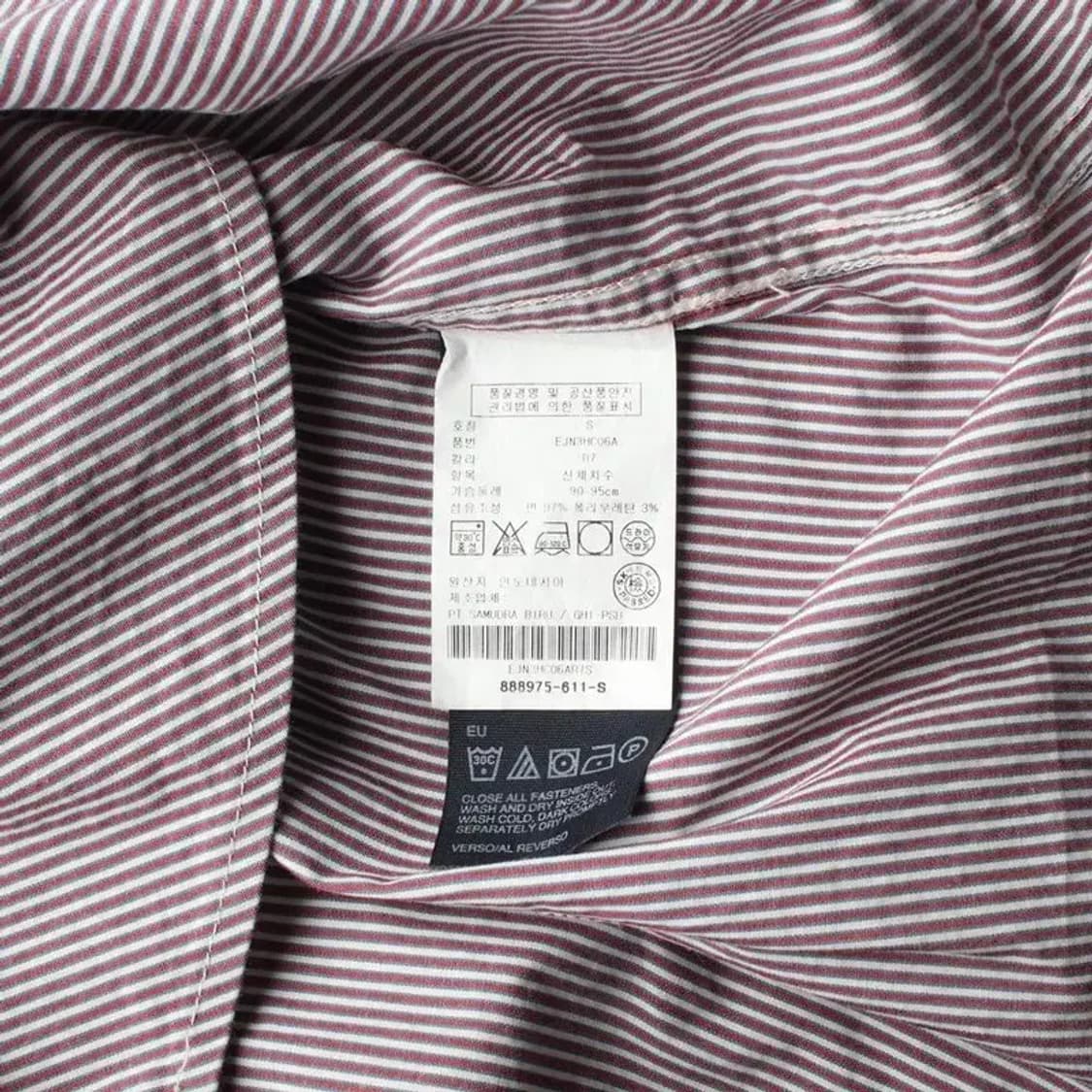 TOMMY HILFIGER 타미힐피거 스트라이프 셔츠 S 상품이미지6