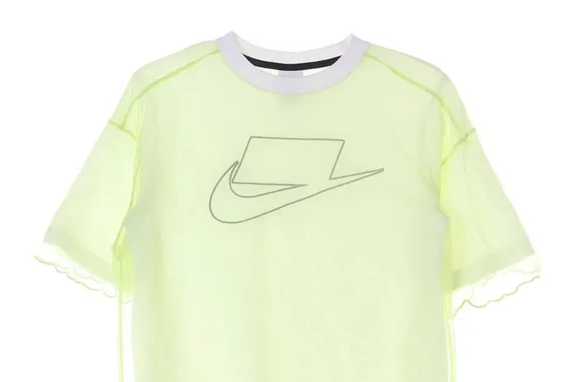 NIKE 나이키 시스루 이중 형광 반팔 티 S 상품이미지2
