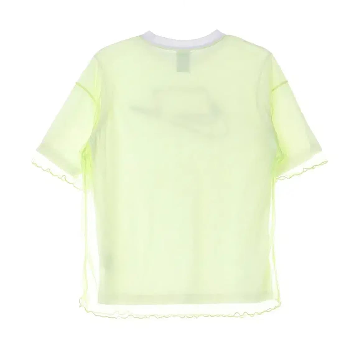 NIKE 나이키 시스루 이중 형광 반팔 티 S 상품이미지4