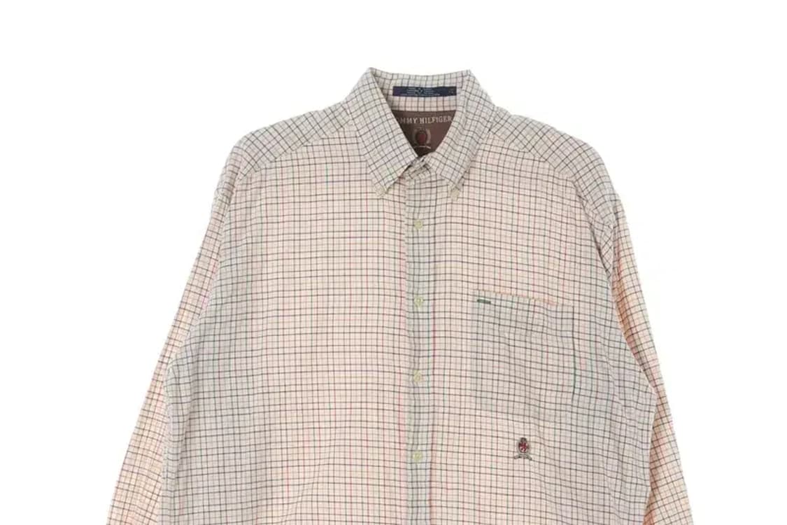 TOMMY HILFIGER 타미힐피거 포켓 아래 로고 셔츠 L 상품이미지2