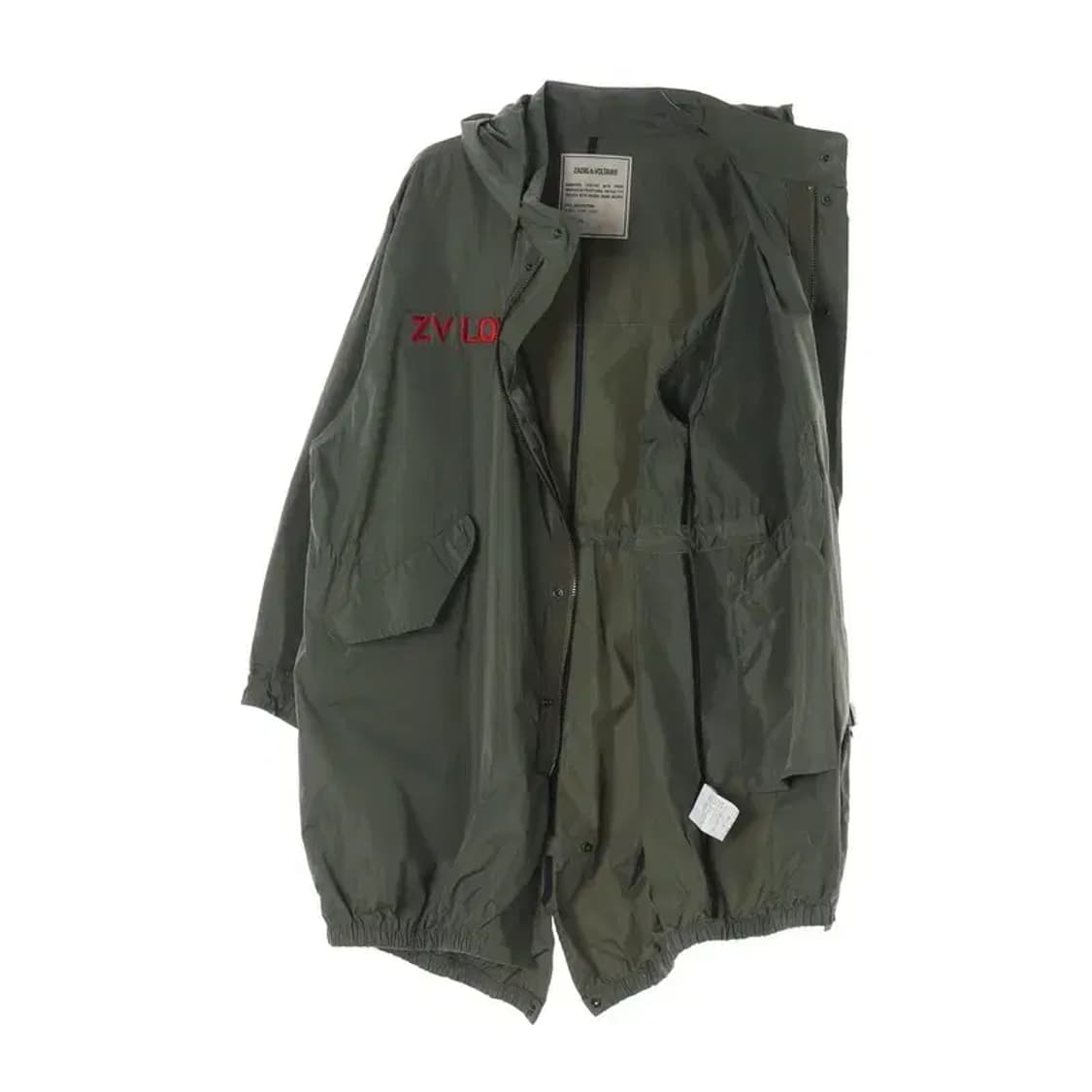 ZADIG&VOLTAIRE 쟈딕앤볼테르 루즈핏 후드 야상 S 상품이미지4