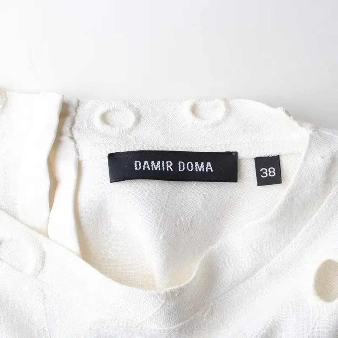 DAMIR DOMA 다미르도마 펀칭 루즈핏 블라우스 XL 상품이미지5