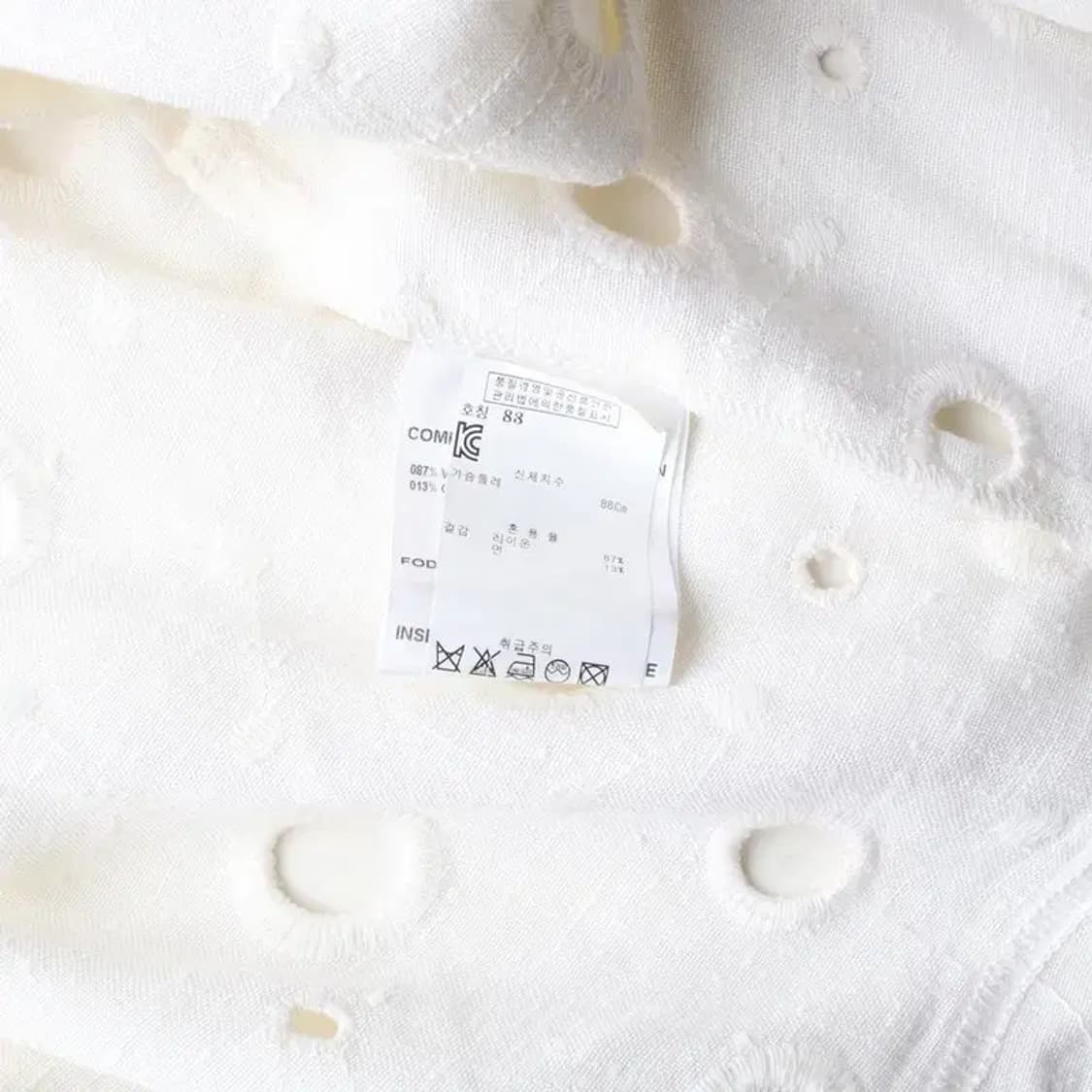 DAMIR DOMA 다미르도마 펀칭 루즈핏 블라우스 XL 상품이미지6