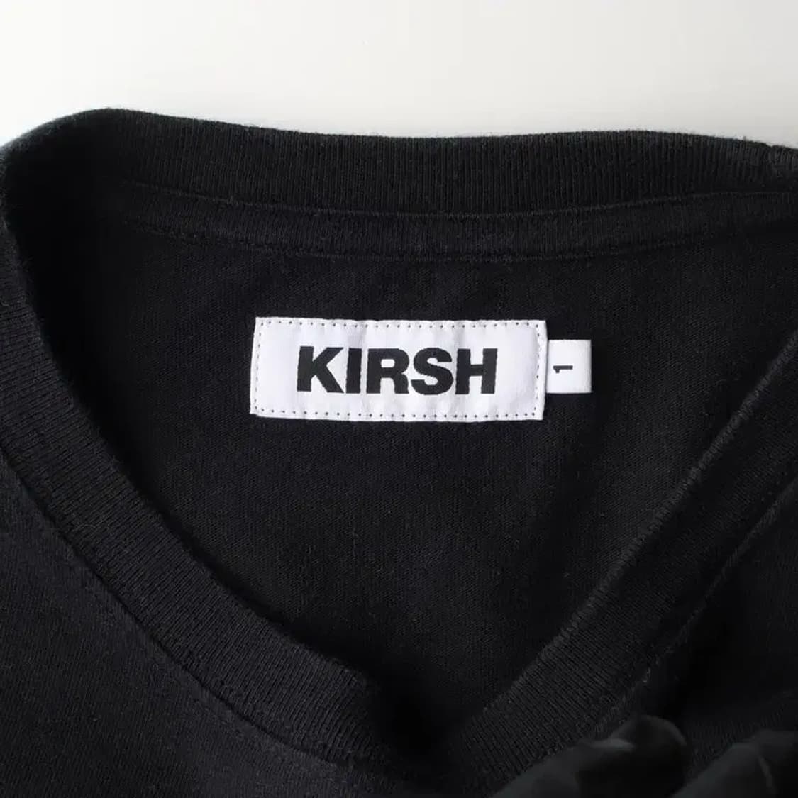 KIRSH 키르시 여성 블랙 반팔 티 M 상품이미지5