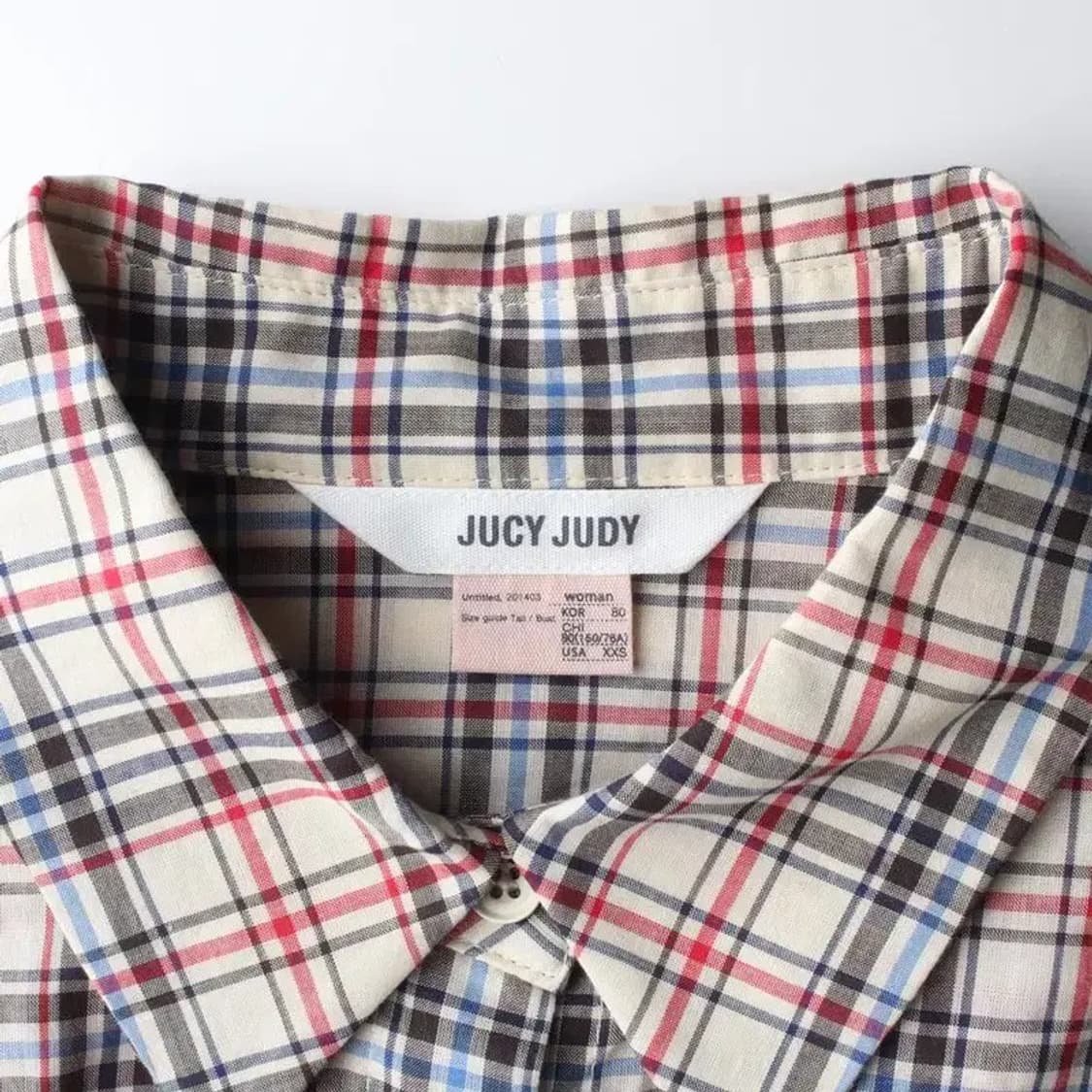JUCY JUDY 쥬시쥬디 허리끈 디테일 루즈핏 블라우스 셔츠 S 상품이미지5