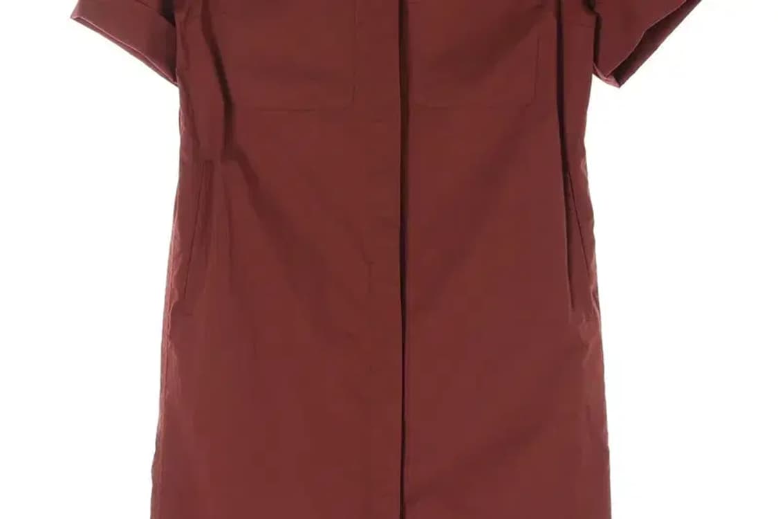 THE CASHMERE 더 캐시미어 숨김단추 롱 원피스 L 상품이미지3