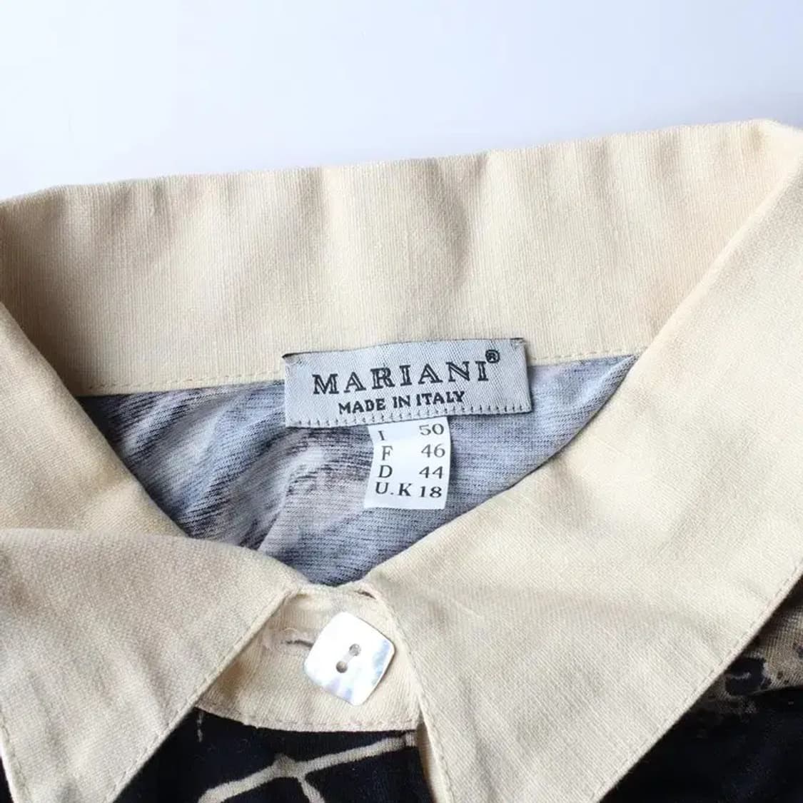 MARIANI 마리아니 기하학 패턴 롱 원피스 M 상품이미지6