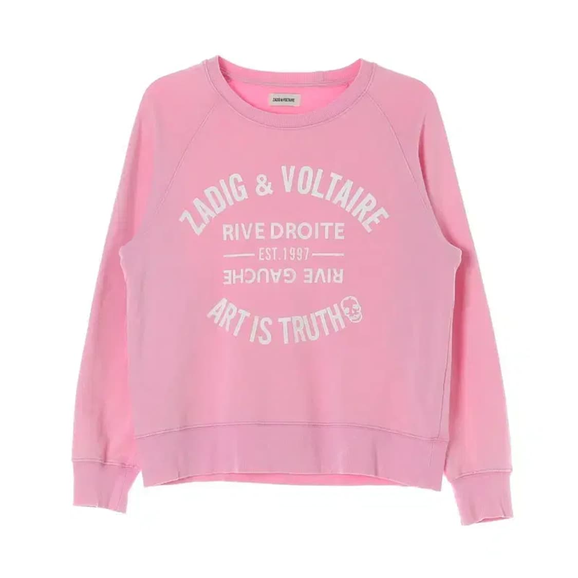 ZADIG&VOLTAIRE 쟈딕앤볼테르 핑크 맨투맨 S 상품이미지1
