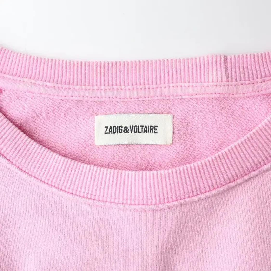 ZADIG&VOLTAIRE 쟈딕앤볼테르 핑크 맨투맨 S 상품이미지5