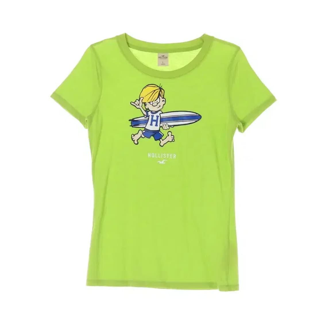 HOLLISTER 홀리스터 서핑로고 반팔 티 L 상품이미지1