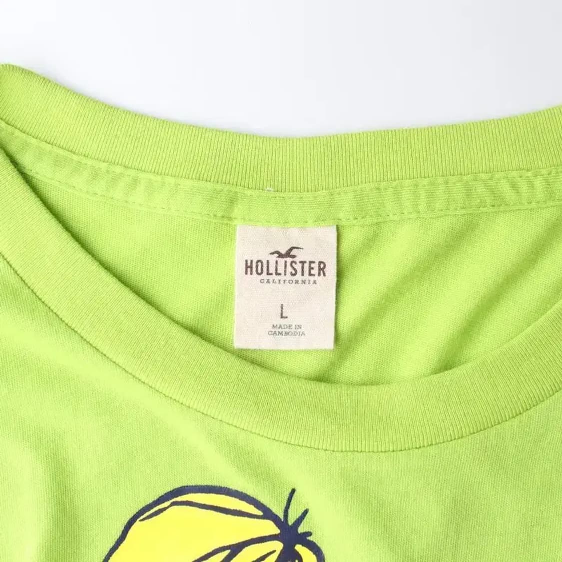 HOLLISTER 홀리스터 서핑로고 반팔 티 L 상품이미지5