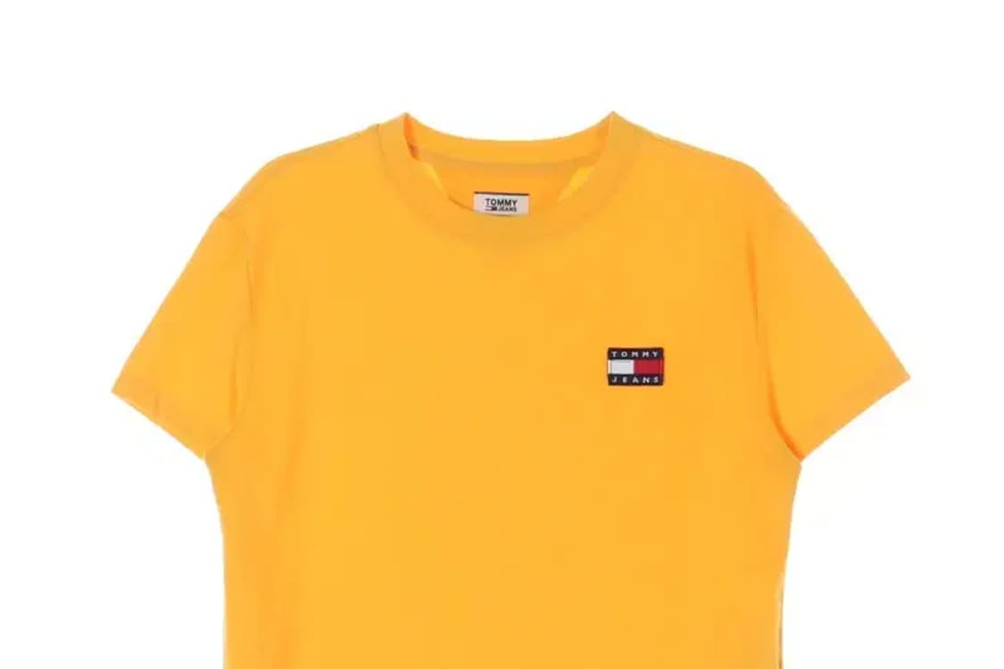 TOMMY JEANS 타미 진스 크롭 반팔 티 S 상품이미지2