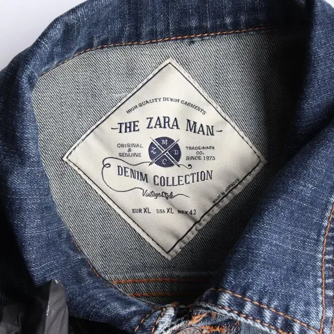 ZARA MEN 자라 맨 청자켓 데님 자켓 XL 상품이미지5