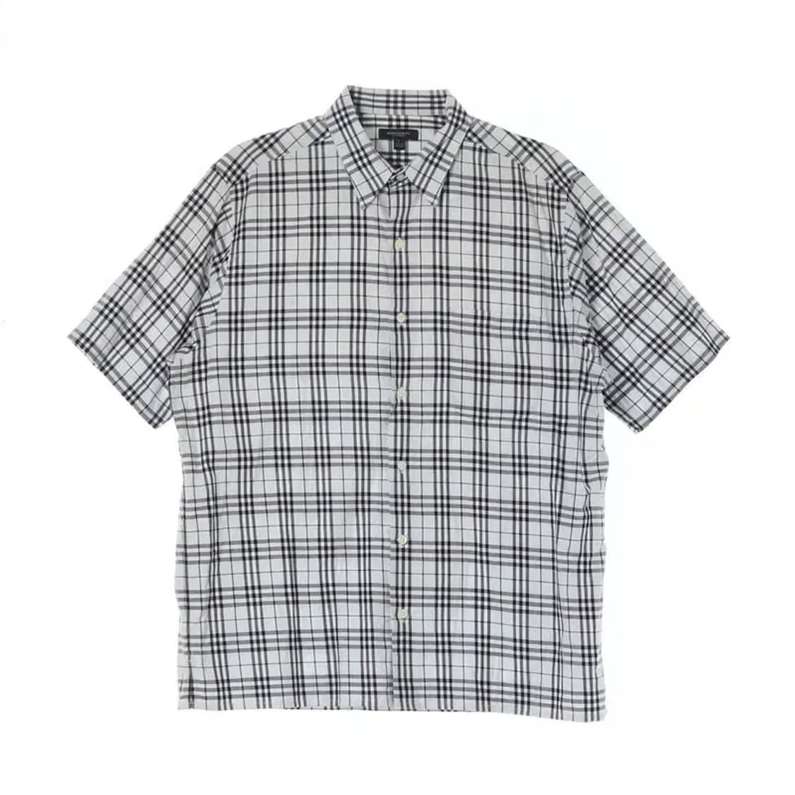 BURBERRY 버버리 체크 반팔 셔츠 100(L) 상품이미지1